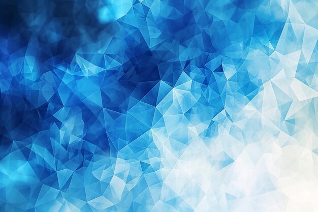 Abstract blue geometric polygonal background