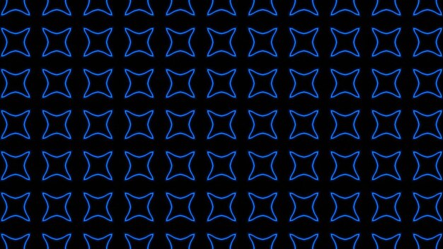 Abstract blue geometric seamless pattern background Premium Photo