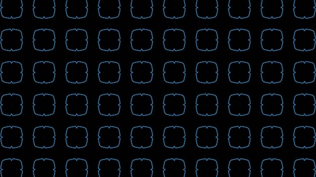 抽象的な青い幾何学的なシームレスパターンの背景プレミアム写真