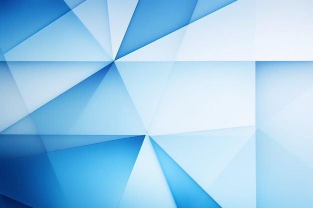 Photo abstract blue geometric shapes background