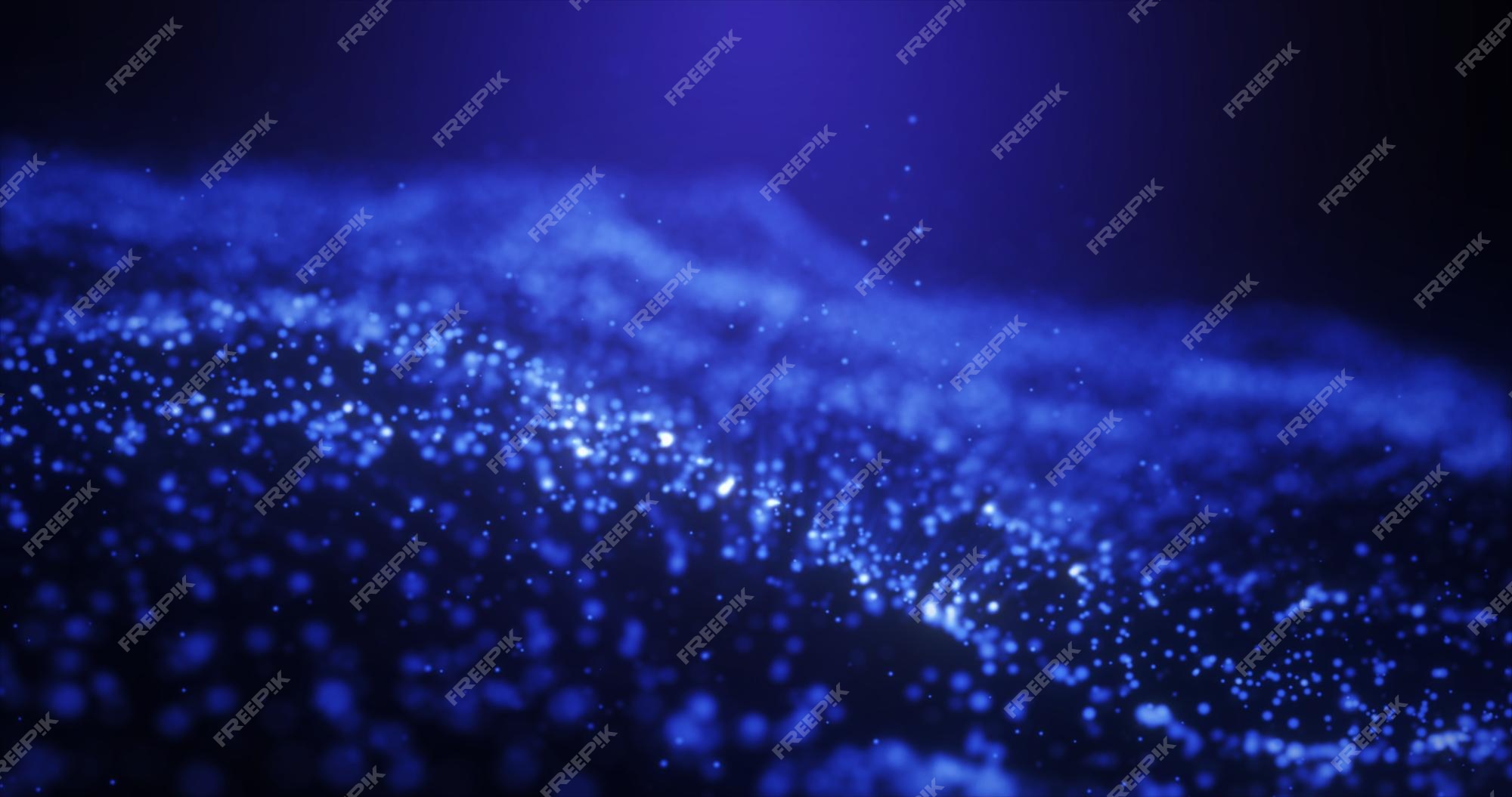 Abstract blue glowing energy waves: Màu xanh và độ dày của các sóng năng lượng phản ánh sự cân bằng và sức mạnh tự nhiên. Đây là một hình ảnh tuyệt vời để tưởng tượng và bất ngờ với sự phá cách và tươi mới.