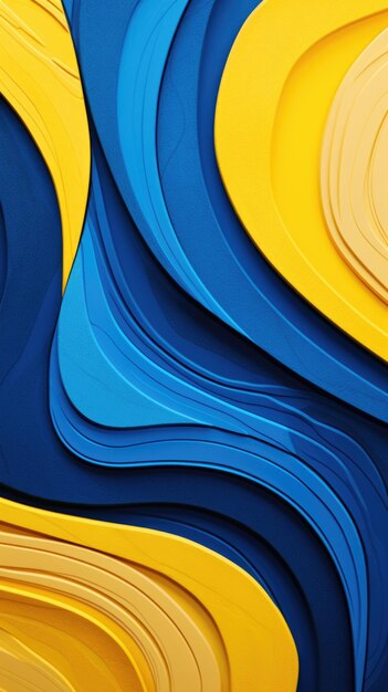 Abstract blue gold shapes background