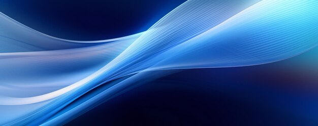 Abstract blue gradient dynamic lines design background
