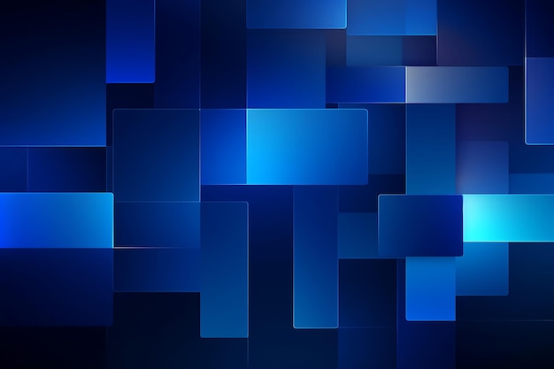 Abstract blue gradient geometrical shape modern background