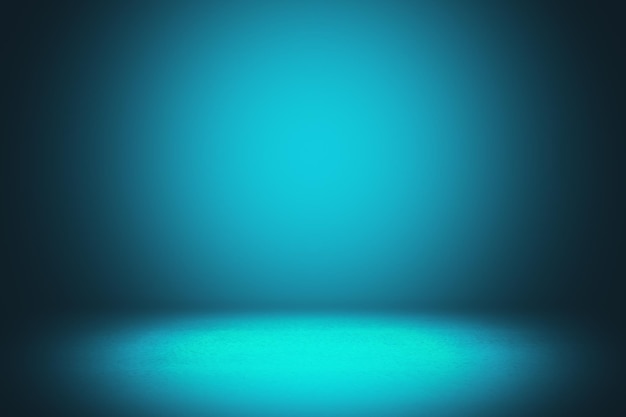 Abstract blue gradient interior