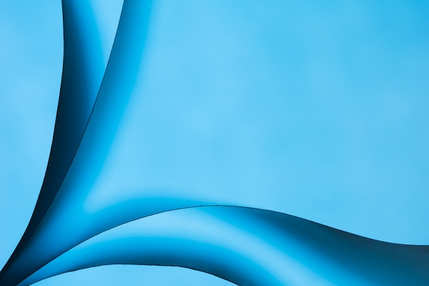 Abstract blue gradient liquid wave background