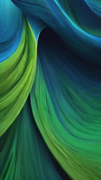 Abstract blue and green background abstract wave background with blue and green colors