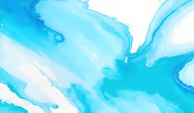 Abstract blue green watercolor background