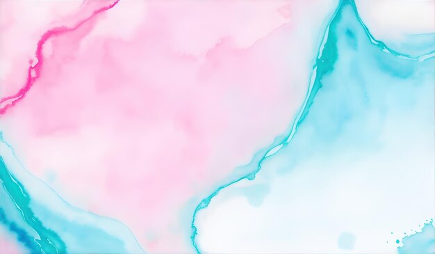 Abstract blue green watercolor background