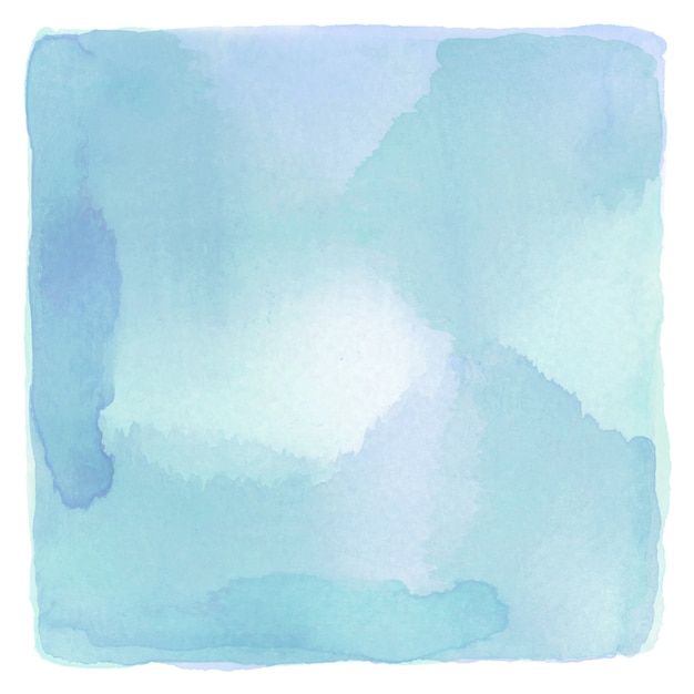 Абстрактный синий и зеленый фон акварелью