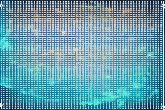 Abstract blue halftone pattern on blurred blue color gradient background