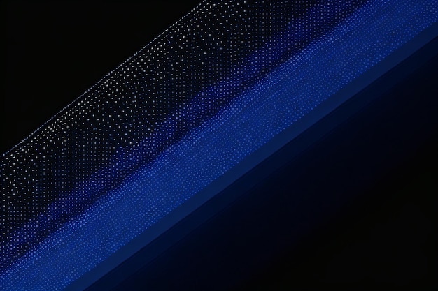 模糊した青色グラディエントの背景に抽象的な青色の半色パターン