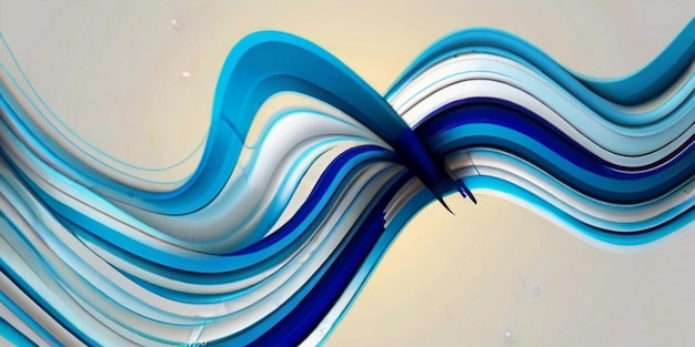 abstract blue line wave soft background