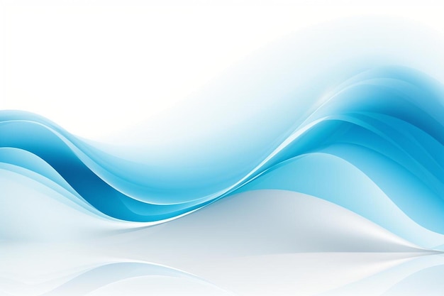 Abstract blue medical background with wave