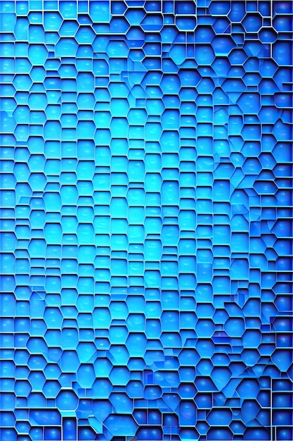 Abstract blue mosaic background