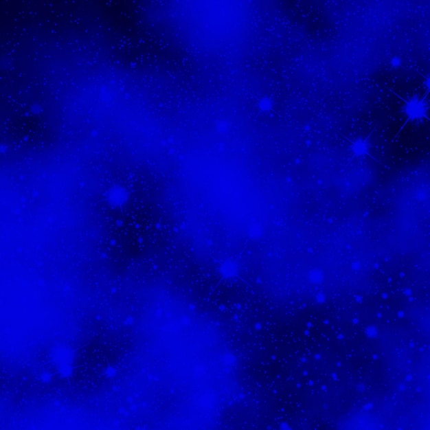 Abstract Blue Nebula Background