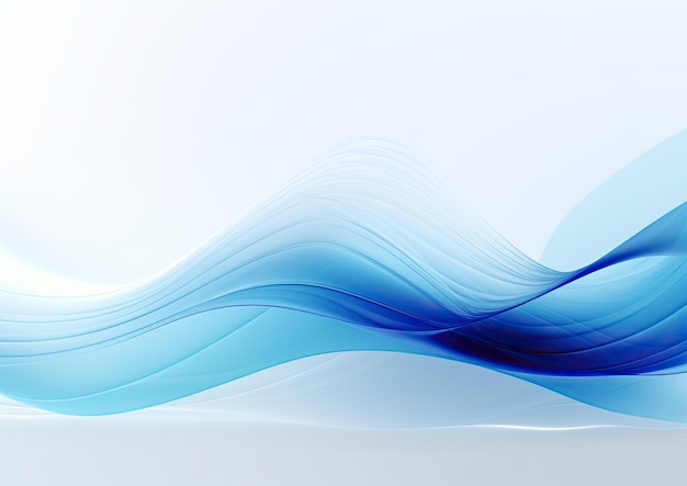 Abstract blue oblique line on a white background