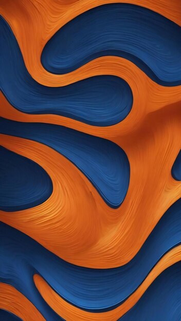 Abstract blue orange 3 background illustration wallpaper texture