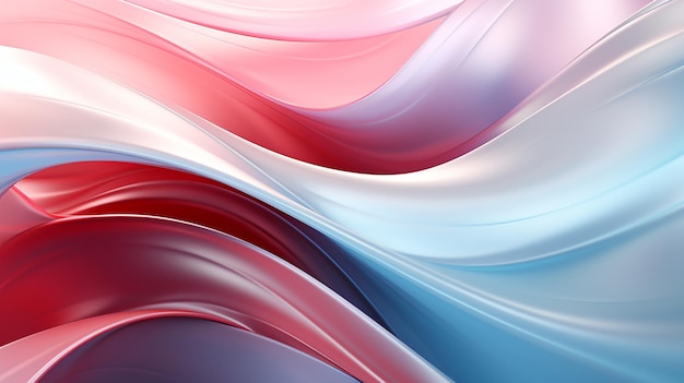 추상 파란색과 분홍색 선명한 프랙탈 배경 동적 모양 컴포지션 3d 렌더링