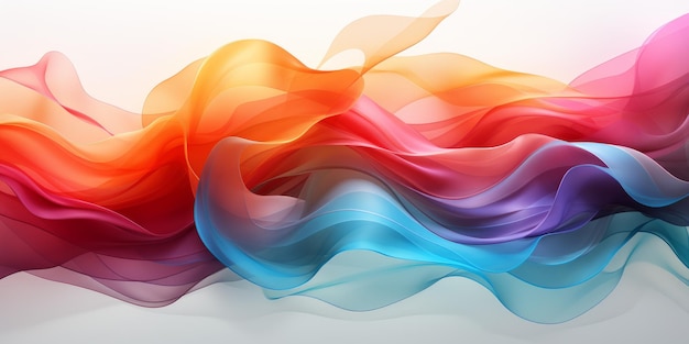 Abstract Blue pink red gold and neon color Wave Veil Or Smoke Texture Background