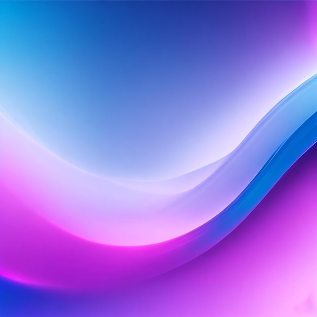 Abstract blue pink wavy light background