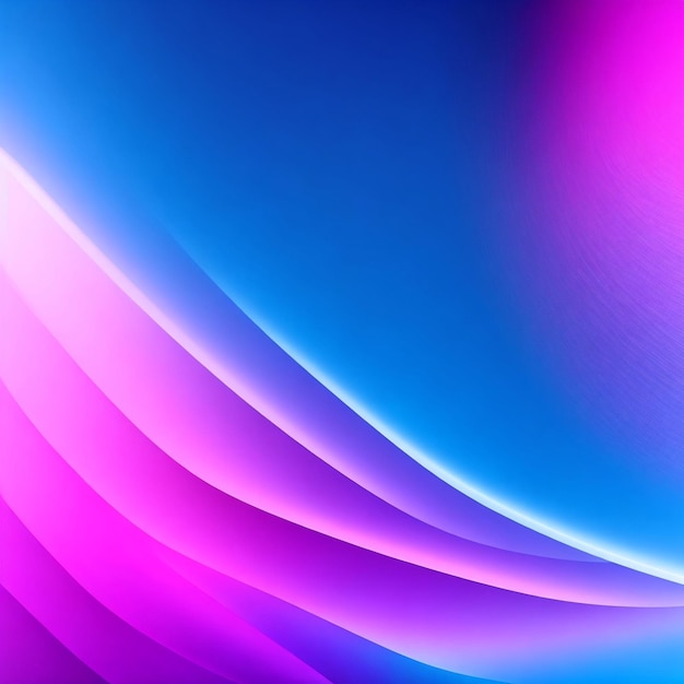 Abstract blue pink wavy light background