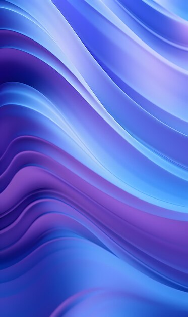 abstract blue and purple background with smooth lines Generative AI