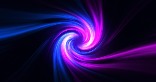 Abstract blue purple swirl twisted abstract tunnel background