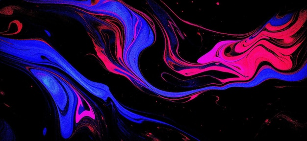 abstract blue red black liquid background with grain and noise texture for header poster banner back