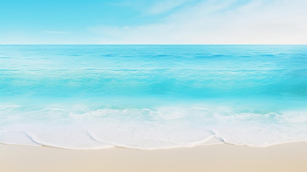 abstract blue sea and beach summer background