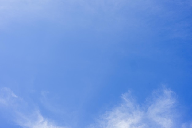 Abstract Blue Sky With Clouds Background