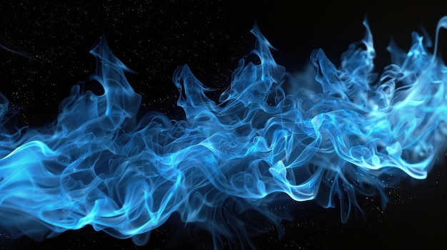 abstract blue smoke wallpaper