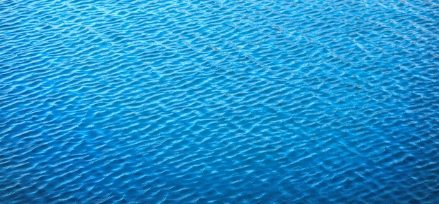 Abstract blue water