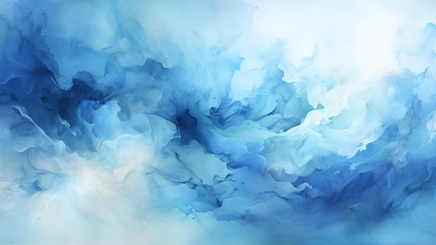 Abstract blue watercolor background light watercolor