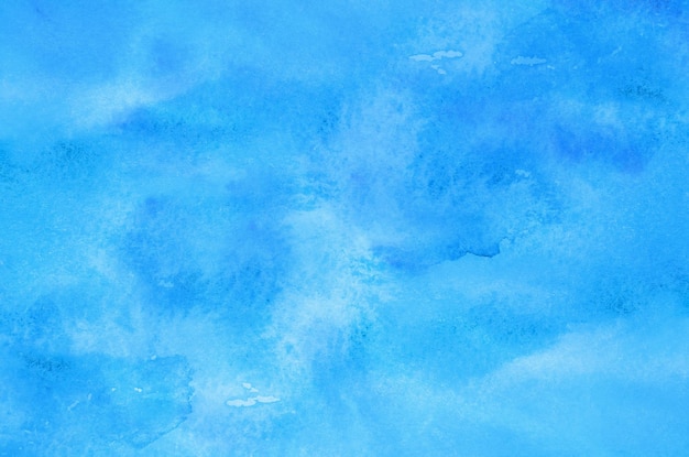 Abstract blue watercolor background texture