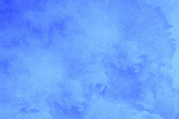 Abstract blue watercolor background texture