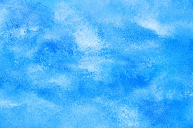 Abstract blue watercolor background texture