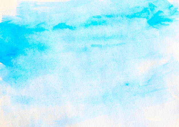 Abstract blue watercolor background watercolor drawing