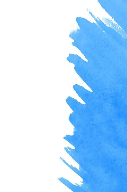 抽象的な青色の水彩画の背景