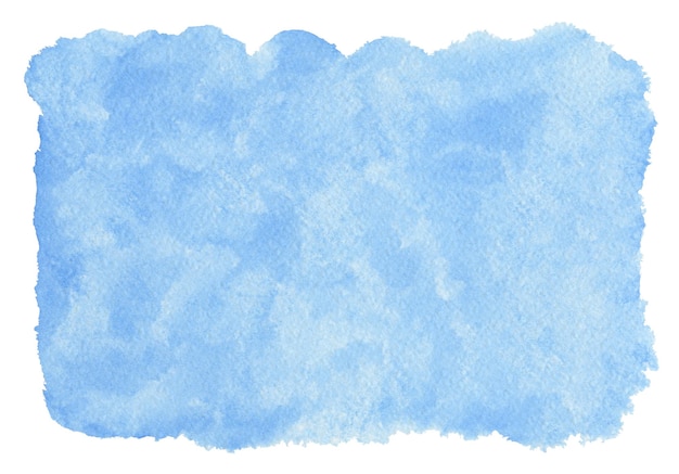 Abstract blue watercolor painting background