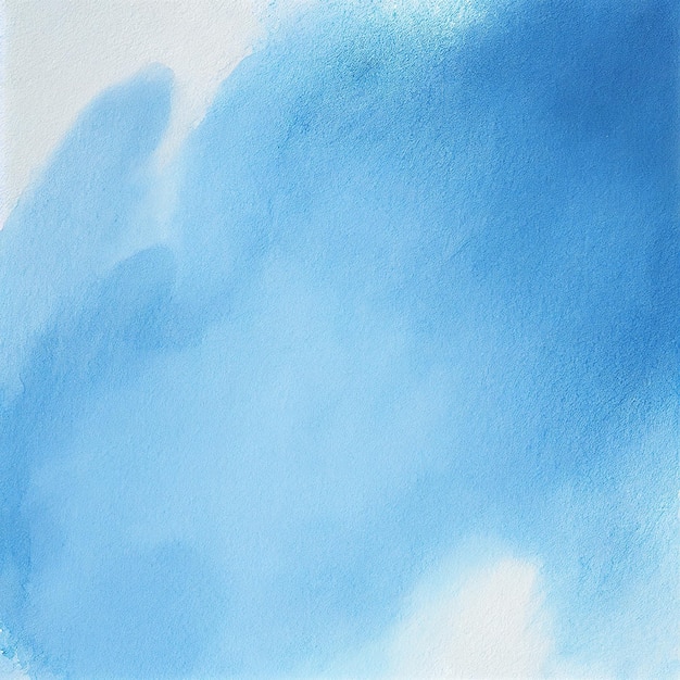 Abstract Blue Watercolor Texture Background