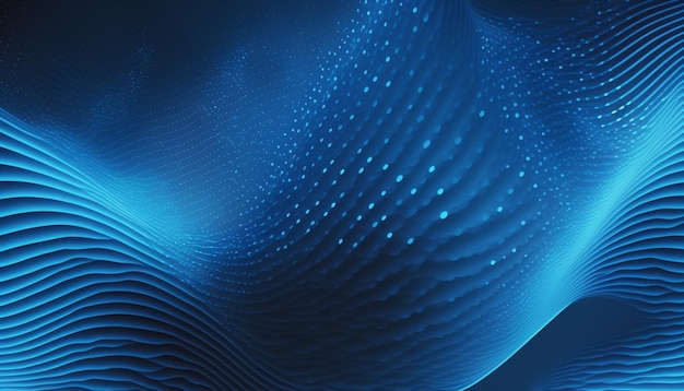 Abstract blue wave modern background