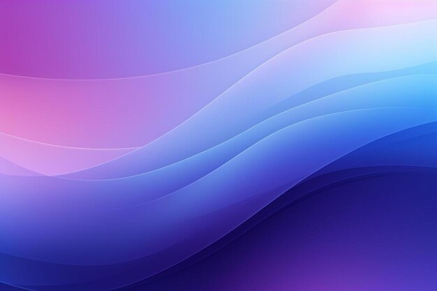 Abstract blue waves on a purple background