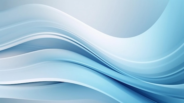 Abstract blue wavy background ai generated