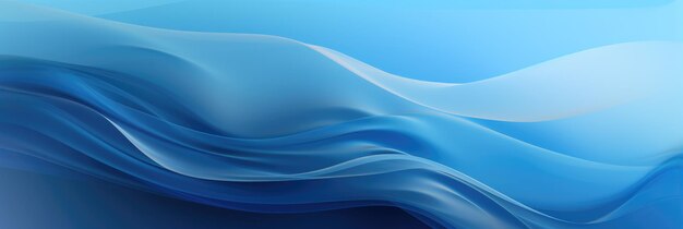 Abstract blue wavy background with dynamic effect