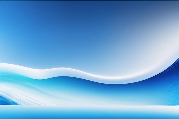 abstract blue wavy background with some smooth lines