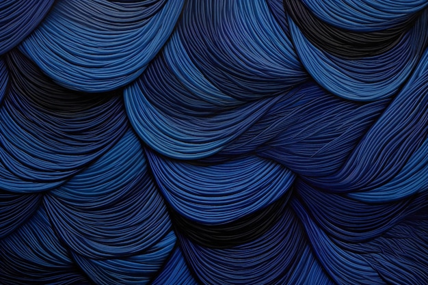 Abstract blue wavy background