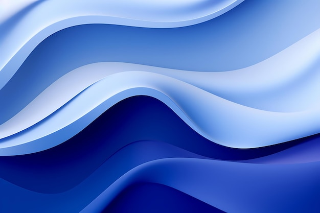 Abstract blue wavy business style background