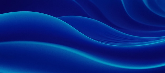 Abstract blue wavy grainy blue background