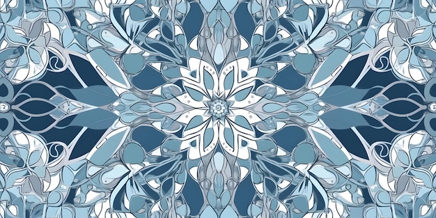 抽象的な青と白の背景パターン デザイン web デザイン壁紙ストック生成 AI